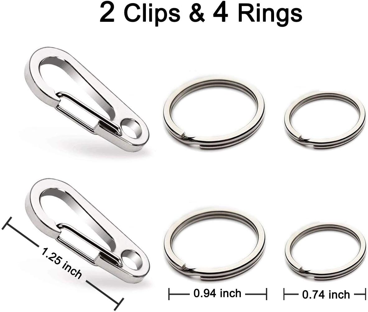 COMTIM 2 Pack Dog Tag Clips - image 2
