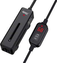 hygger Mini Fish Tank Submersible Heater 50W for 5-10 Gallons Small - 20 Watt