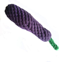 Dog Toys Puppy Teething Chew Toys 3 PCS - Purple eggplant - image 2