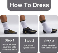 Football Spats Cleat Covers, Youth Boys, Keeps Dirt - White / Large - image 4