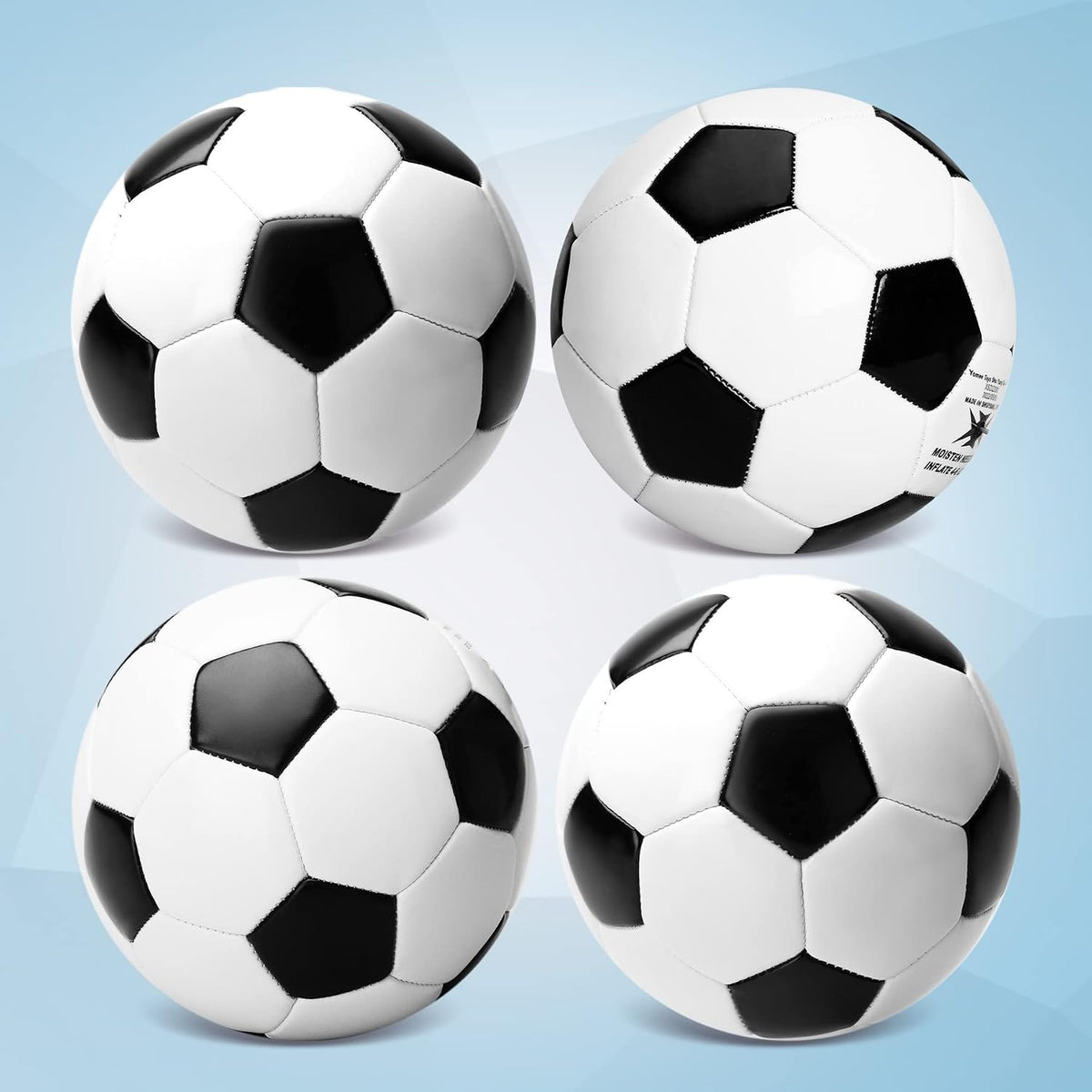 ZOOJOY size 3 kids soccer ball with pink unicorn glitter design - view 21