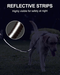 Joytale Tactical Bungee Dog Leash, Shock Absorbing No Pull - Brown - image 4