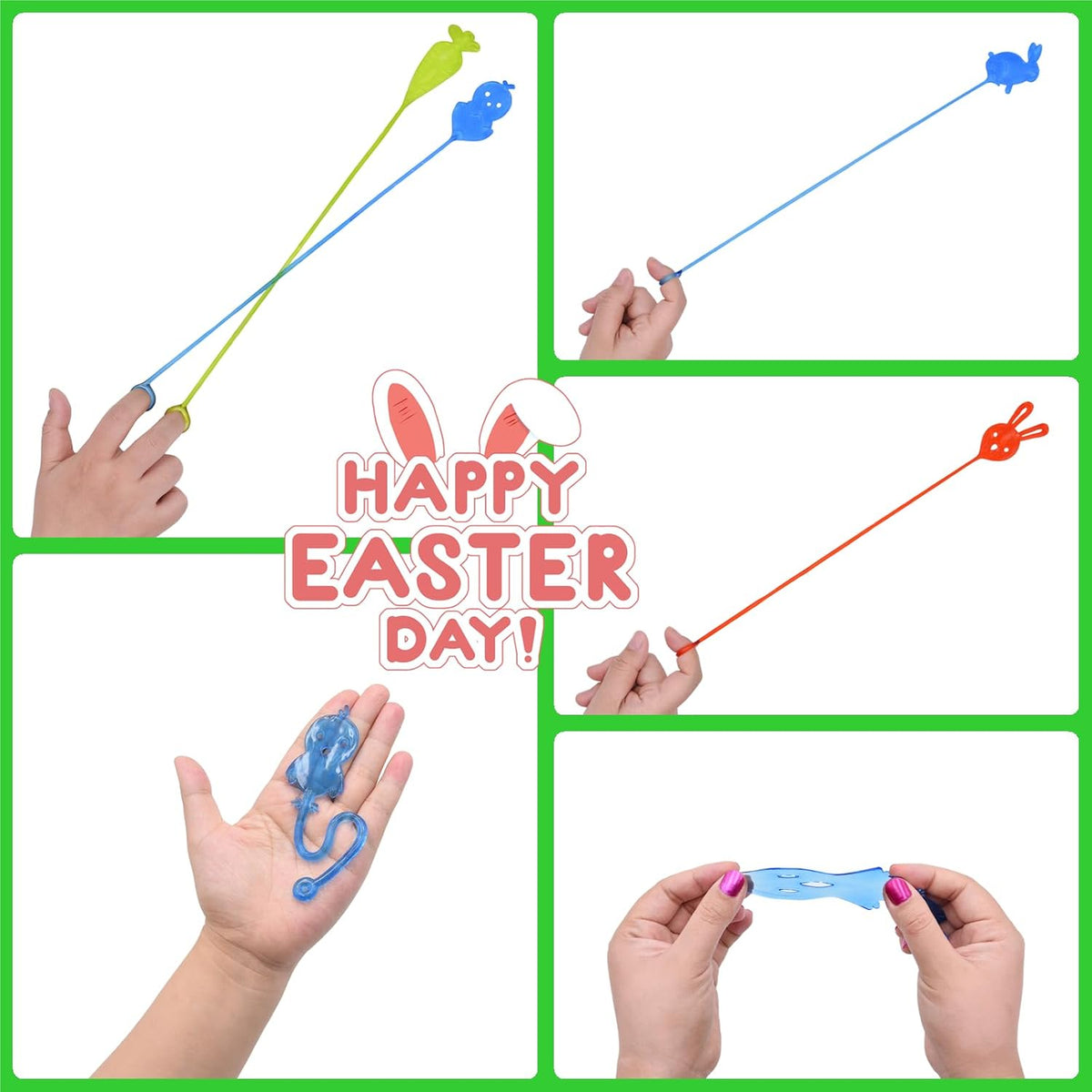 24 Pack Halloween Sticky Hands Toys - Easter Sticky Hands 24 - image 4