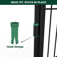 FXW Floor Protectors, Dog Playpen Accessories, Patented - Green / Muffler Tubes - image 4
