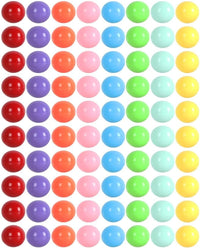 Witlans 80 acrylic Chinese checker replacement marbles in eight colors with storage jar - view 4