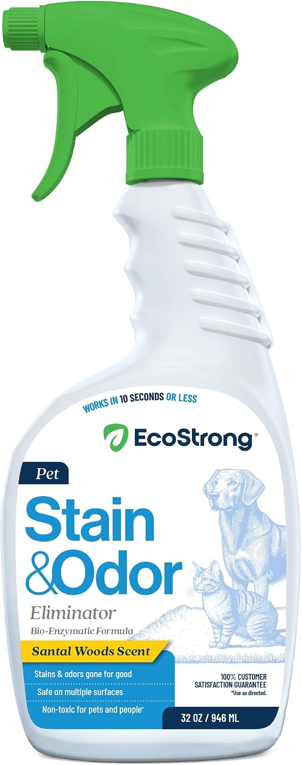 Eco Strong Pet Stain and Odor Remover - Sandalwood / 32 Fl Oz (Pack of 1)