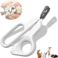 Professional Small Cat and Dog Nail Clippers Sharp Blades Stainless Steel Pet Nail Trimmers with Safety Lock to Avoid Injury for Cats Rabbits Dogs Small Animals