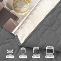 Tcksstex Waterproof Blanket Couch Cover for Dogs Pet Bed Protector – Essentials for Dogs - Dark Grey / 40x50Inch (Pack of 1) - image 3