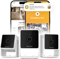 Petcube GPS Tracker for Dogs - Cam – pack of 3 Cameras