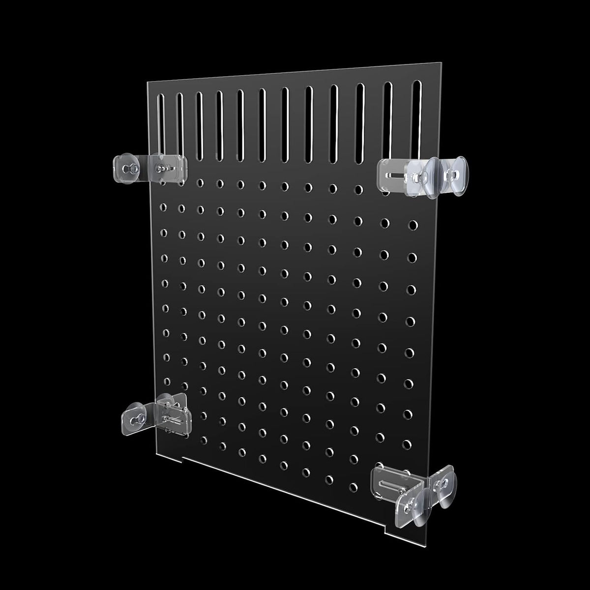 Aquarium Fish Tank Divider Acrylic Isolation Grid Board with Suction - 25x30cm
