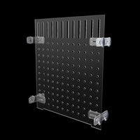 Aquarium Fish Tank Divider Acrylic Isolation Grid Board with Suction - 25x30cm