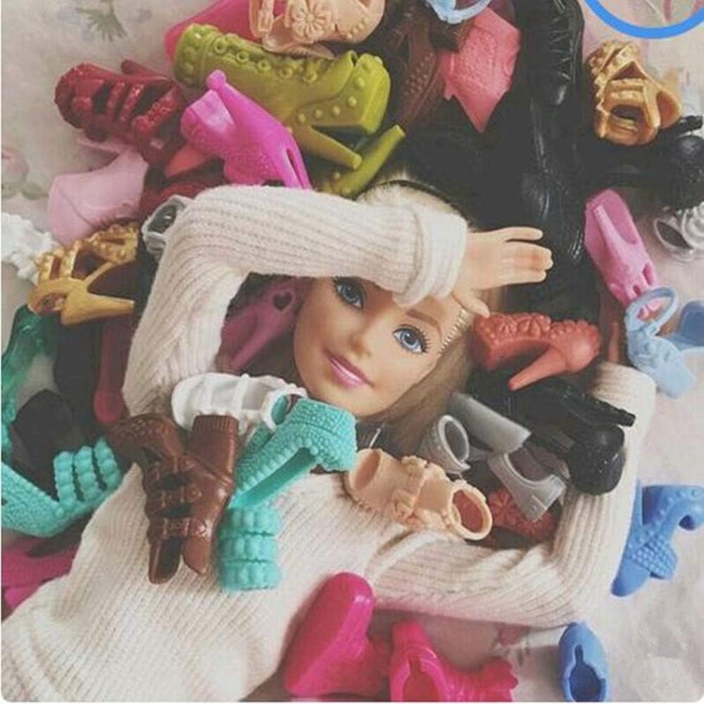 50Pairs Doll Shoes Replacement Different Assorted Colors Doll Flat - Doll Shoes - image 4