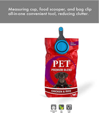 Dexas Popware for Pets Collapsible Klip Scoop - 2 Cup Capacity / Pro Blue - image 4