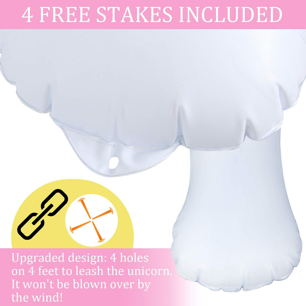 Float Joy Sprinkler for Kids Unicorn Water Sprinklers Inflatable Toys - Unicorn - image 3