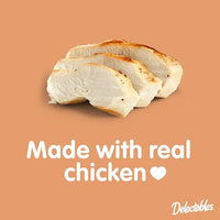 Hartz Delectables Savory Broths NonSeafood Chicken Lickable Wet Cat Treats, 12 Count