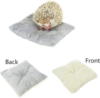 Hedgehog Bed Cave Nest Hideout, Hamster Guinea Pigs Small Animals Cage Supplies Warm House-Gray