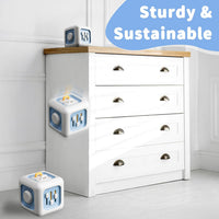 SOCBTNSO Montessori Busy Cube Travel Toy - Blue - image 3