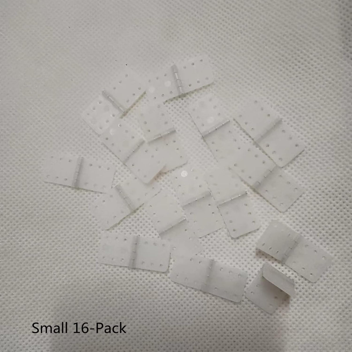 skrnrhrery nylon hinges for RC airplanes, 16-pack of small square loose-leaf hinges - view 9