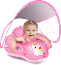 Baby Pool Float with Canopy UPF50+ - Unicorn update / Large