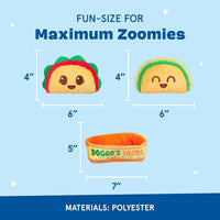 BarkBox Barker's Dozen Donuts 4-in-1 Interactive Plush Dog Toy – Essentials for Dogs - Doggo's Tacos - image 2
