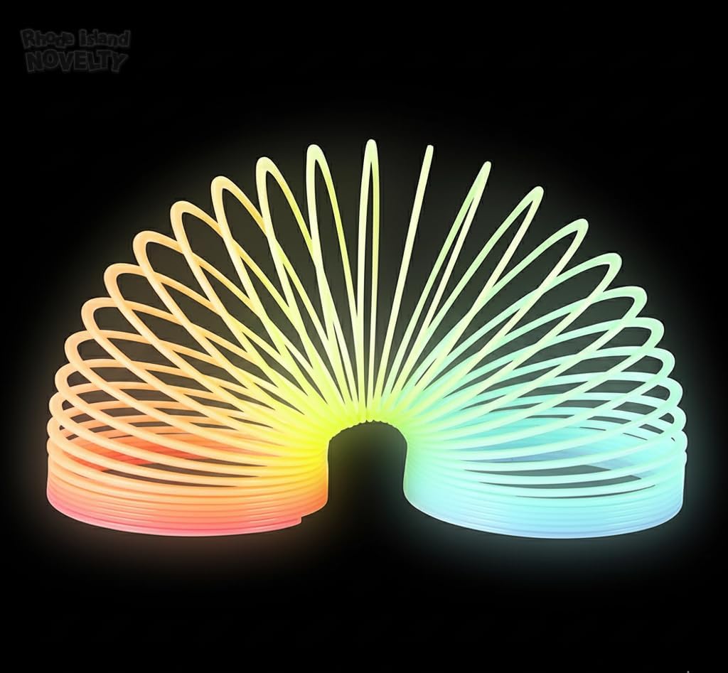 Rhode Island Novelty 3 Inch Glow-in-The-Dark Coil Spring - image 4