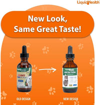 LIQUIDHEALTH Pets Liquid Cat Glucosamine Joint Purr-Fection - Hip & Joint Health Relief Support, Chondroitin Feline Droppers for Senior Older Adult Cats & Kittens - Made in The USA (2 oz)
