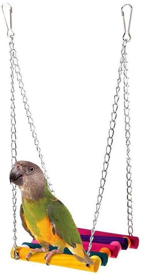 Vktech 5pcs Pet Bird Parrot Parakeet Budgie Cockatiel Cage Hammock