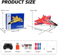 RC Plane, F22 RC Airplane Fighter Ready to Fly - Red Kf803 - image 2