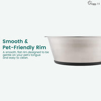 Deep Stainless Steel Dog Bowls, 3 US Cup Each - 2 Bowls / 16 Cups - image 4