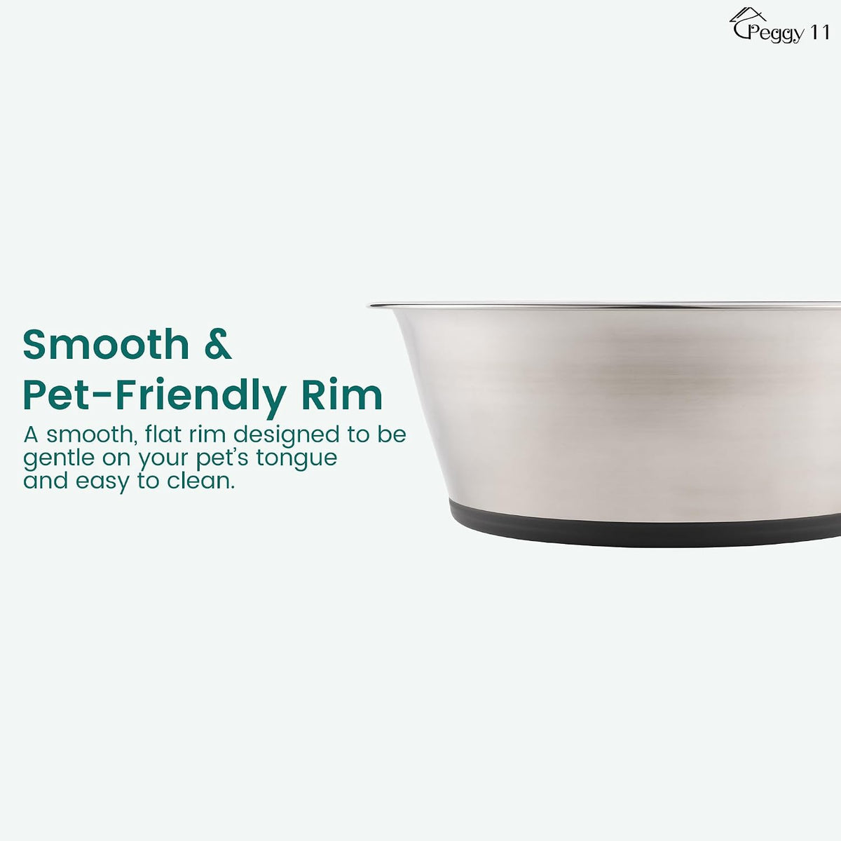 Deep Stainless Steel Dog Bowls, 3 US Cup Each - 2 Bowls / 16 Cups - image 4