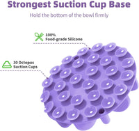 Jaoul Slow Feeder Dog Bowls Insert - Medium(4.72 inch) / Purple - image 3