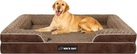Orthopedic Dog Beds Medium Large Sized Dog, Dog Sofa Bed - X-Large(42 * 30 * 7.5 In) / Brown