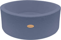 HARBOLLE 35.4" Soft Fleece Ball Pit for Toddlers - Blue