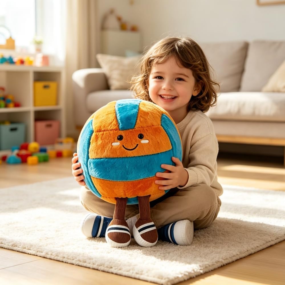 Xiyuan 12 inch rugby plush toy with smiling face and feet - view 18