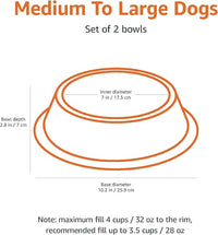 Amazon Basics Stainless Steel Dog Bowl, Single