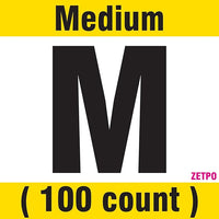 zetpo 100 pcs Cat Nail Caps | Cat Claw Covers | with Adhesives and Applicators (M, 5X Blue Glitter Shades)