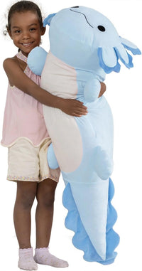 BENINY 31 Inch Giant Bunny Stuffed Animal - Axolotl_blue 39in