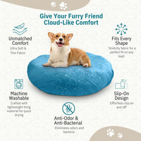 Round Dog Bed Covers Replacement Washable - Cloud Nine / X-Large (Up to 55″) - image 4