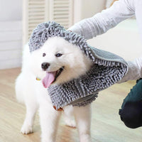 Muddy Mat Doggy Dryer, Highly Absorbent Microfiber Washable Dog Shammy Quick Drying Towel Absorber - 13"x31" / Grey - image 2