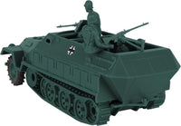 BMC Classic Toy Soldiers WW2 German Hanomag halftrack in gray plastic, 1:32 scale - view 11