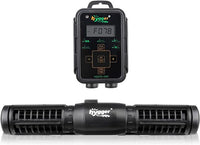 hygger Aquarium Wave Maker, Adjustable Cross Flow Pump with LED Display Controller, Magnetic DC 24V Aquarium Powerhead for Freshwater and Marine Reef Aquariums Up to 135 Gallon (18w)