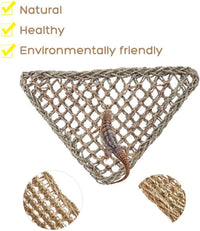 2 Pack Bearded Dragon Hammock, Reptile Climbing Decor - 12x8In - image 3