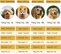 Dog Raincoat Waterproof Hooded, Medium Dogs - Yellow / 2XL-Fit for 20 to 33 pounds - image 2