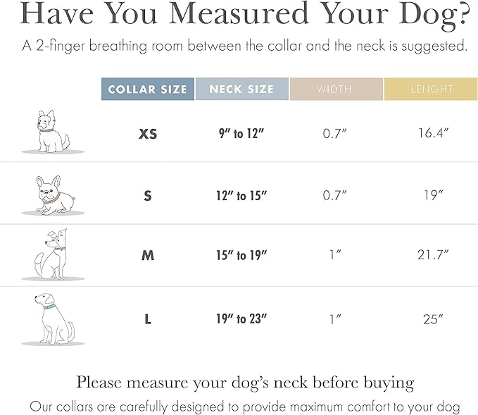 Cupertino Dog Collars, Harnesses & Leashes Made from Vegan Leather with Dog Tracker Device Holder Adjustable Dog Collar (Medium, Pink)