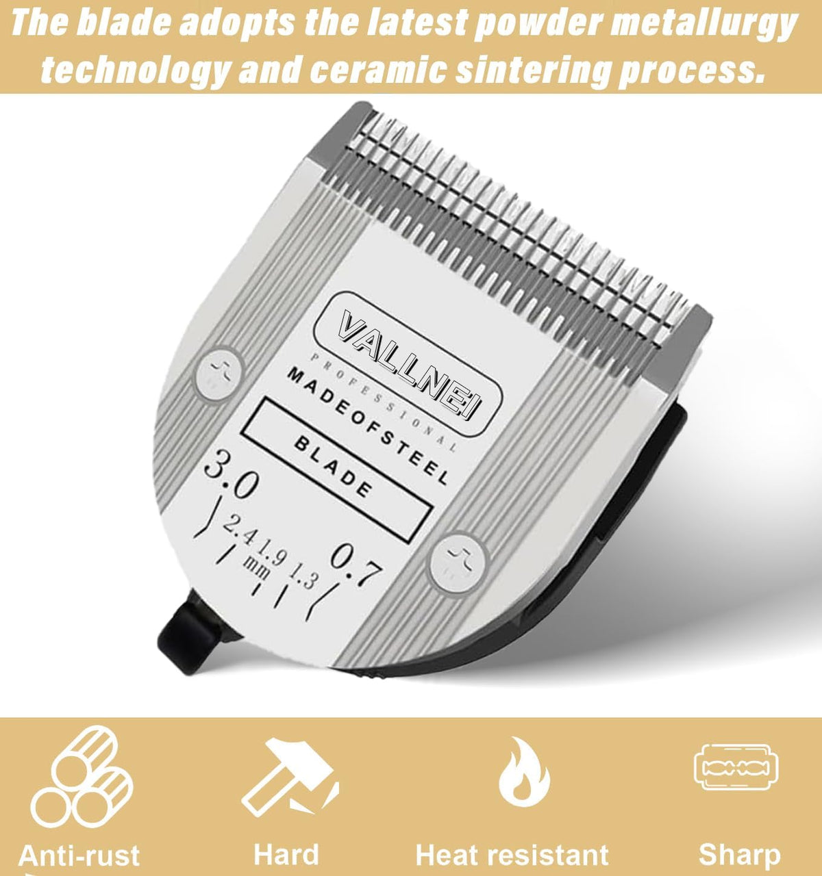 3-Pack 5-in-1 Replacement Blade Compatible with Wahl Animal Bravura - Silver / 1 Pack - image 2