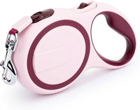 Segarty 26ft Dog Leash Retractable - Pink Wine / 16ft(up to 44 lbs)