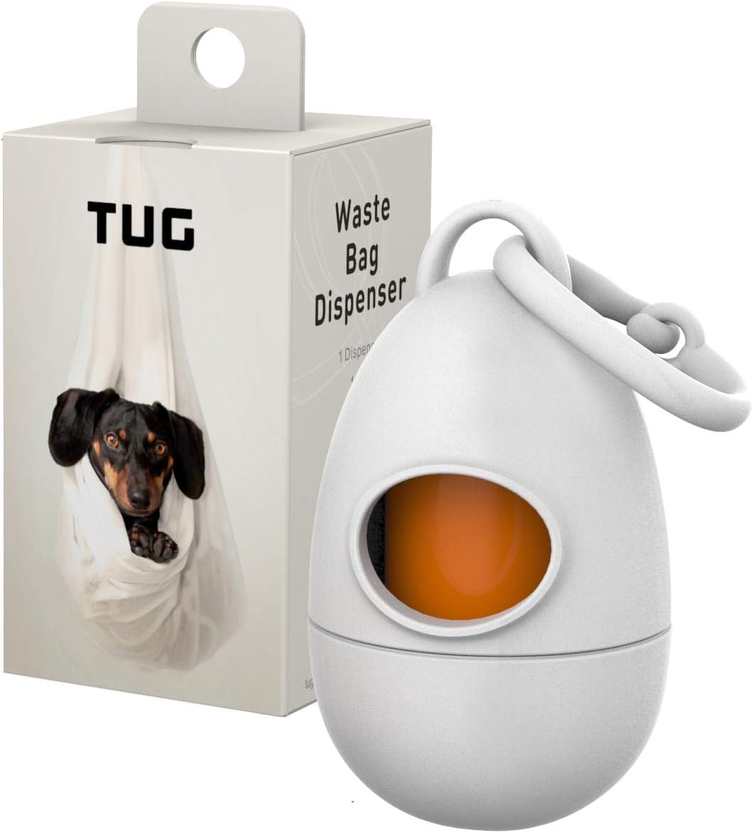 TUG Dog Waste Bag Dispenser - 15 Count (Pack of 1) / White