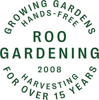 Roo Gardening Apron with Pockets & Harvesting, Picking Pouch - Adjustable, Water-resistant, Washable Canvas Cotton