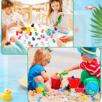 DULEFUN 150 mini resin animal and duck figurines in bright colors - view 18