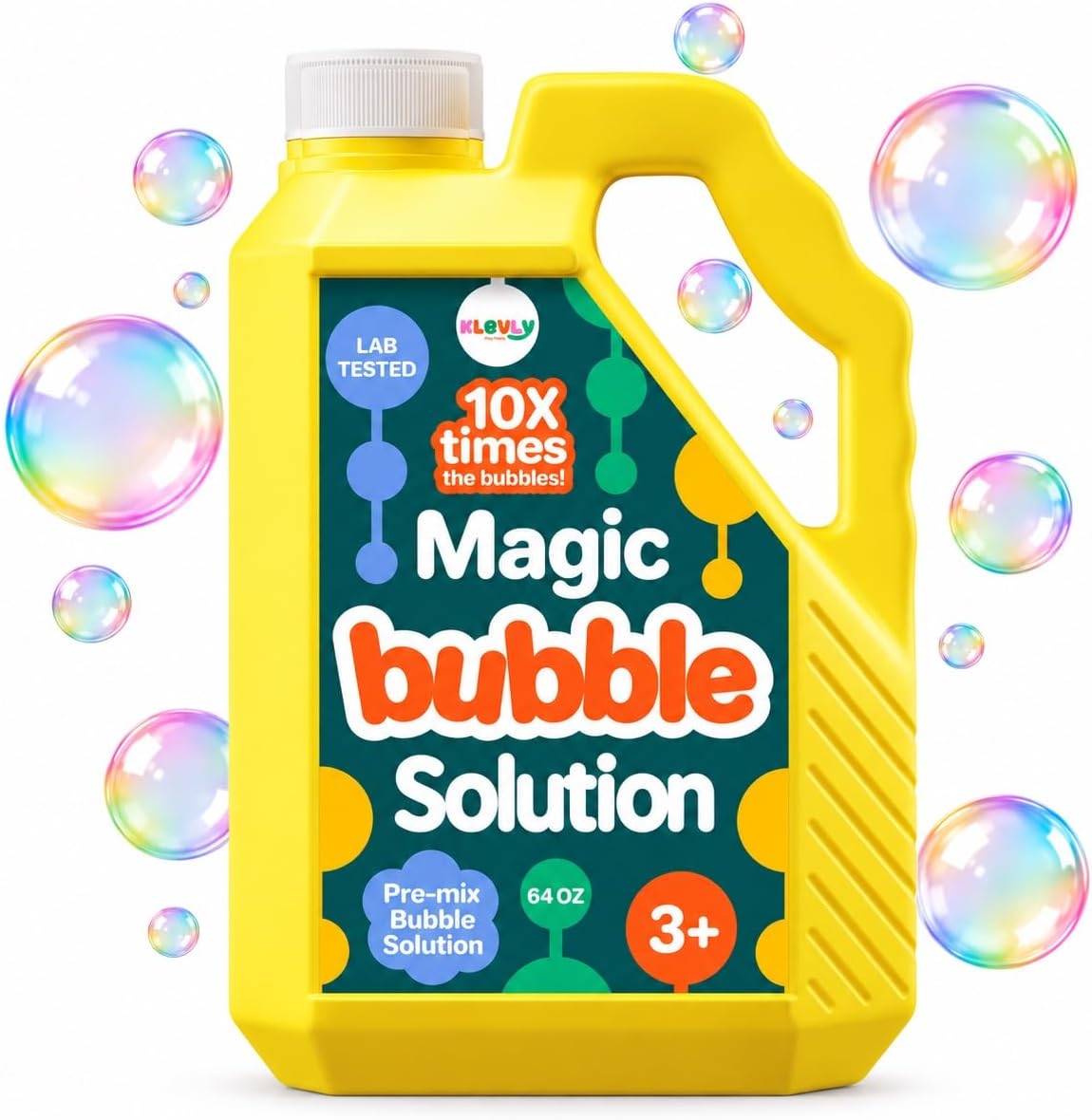 64 oz Iridescent Bubble Solution Refill - 64 OZ